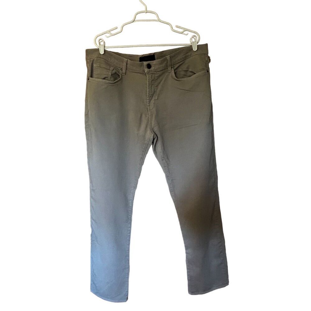 J BRAND Men's Kane Keckley Flihnt Light Gray Straight Leg Jeans Sz. 42 X 32 1/2